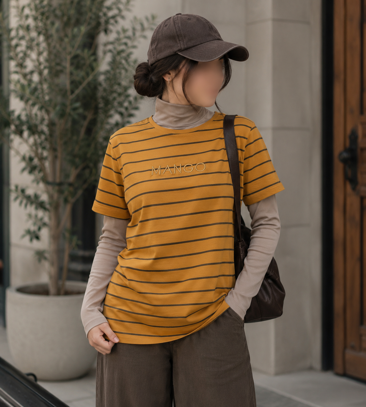 تیشرت راه راه MANGO